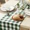 DII® 72" Heavyweight Check Fringed Table Runner